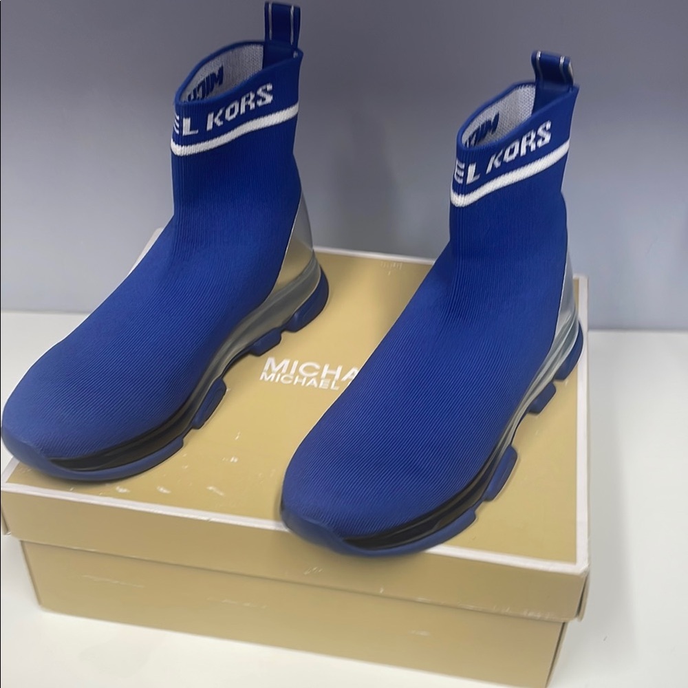 Michael Kors Woman’s  Blue Sneakers size 6.